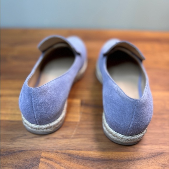 M. Gemi Women's Agio Blue Espadrille Pointy Toe Slip Ons 39 Suede - Picture 4 of 11